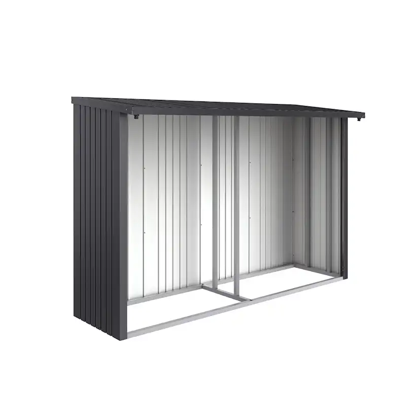 Bakvägg Biohort till WoodStock 300 Metallic Mörkgrå