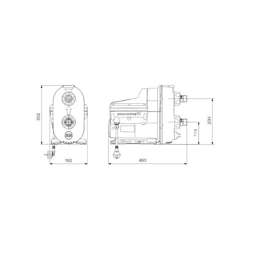 Pumpautomat Grundfos SCALA2 3-45 A