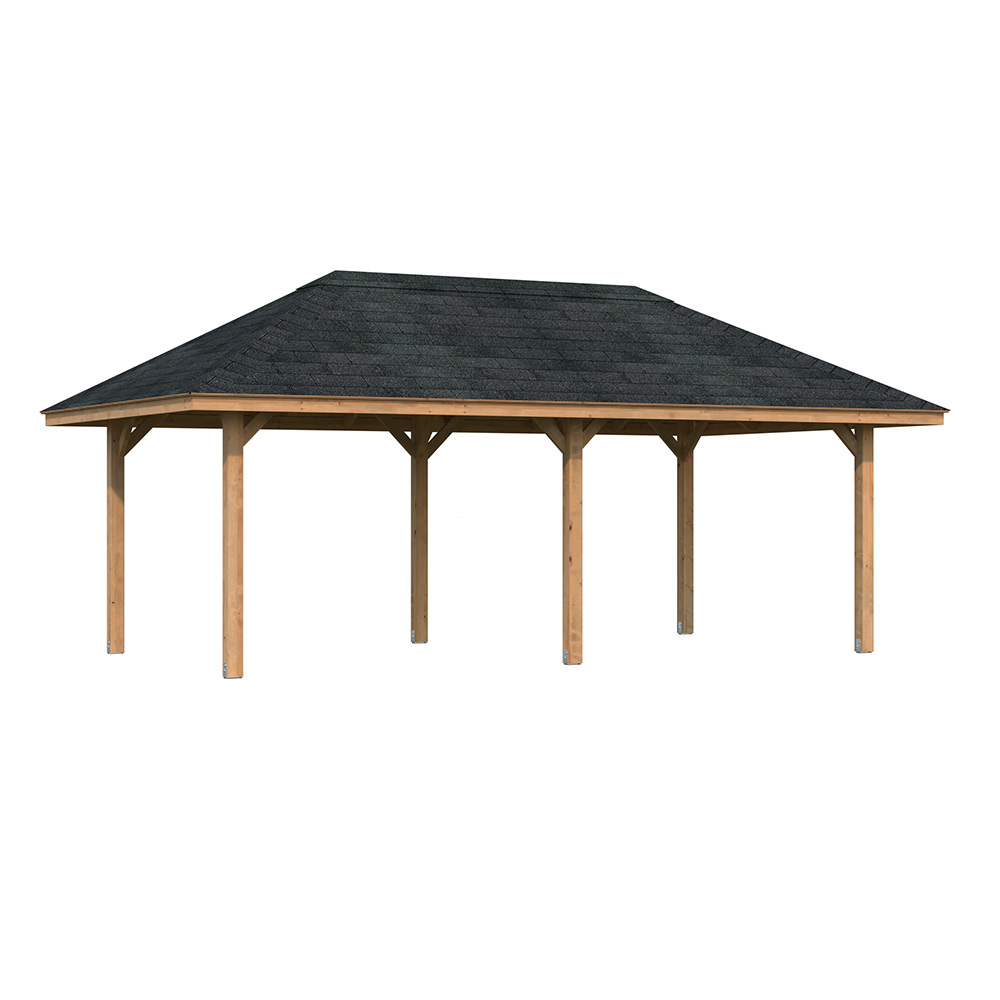 Bianca 16,6 m2 brun impregnerad Färg: Brun impregnerad