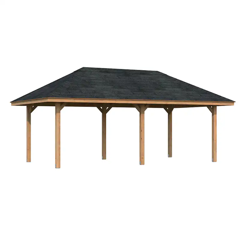 Bianca 16,6 m2 brun impregnerad Färg: Brun impregnerad