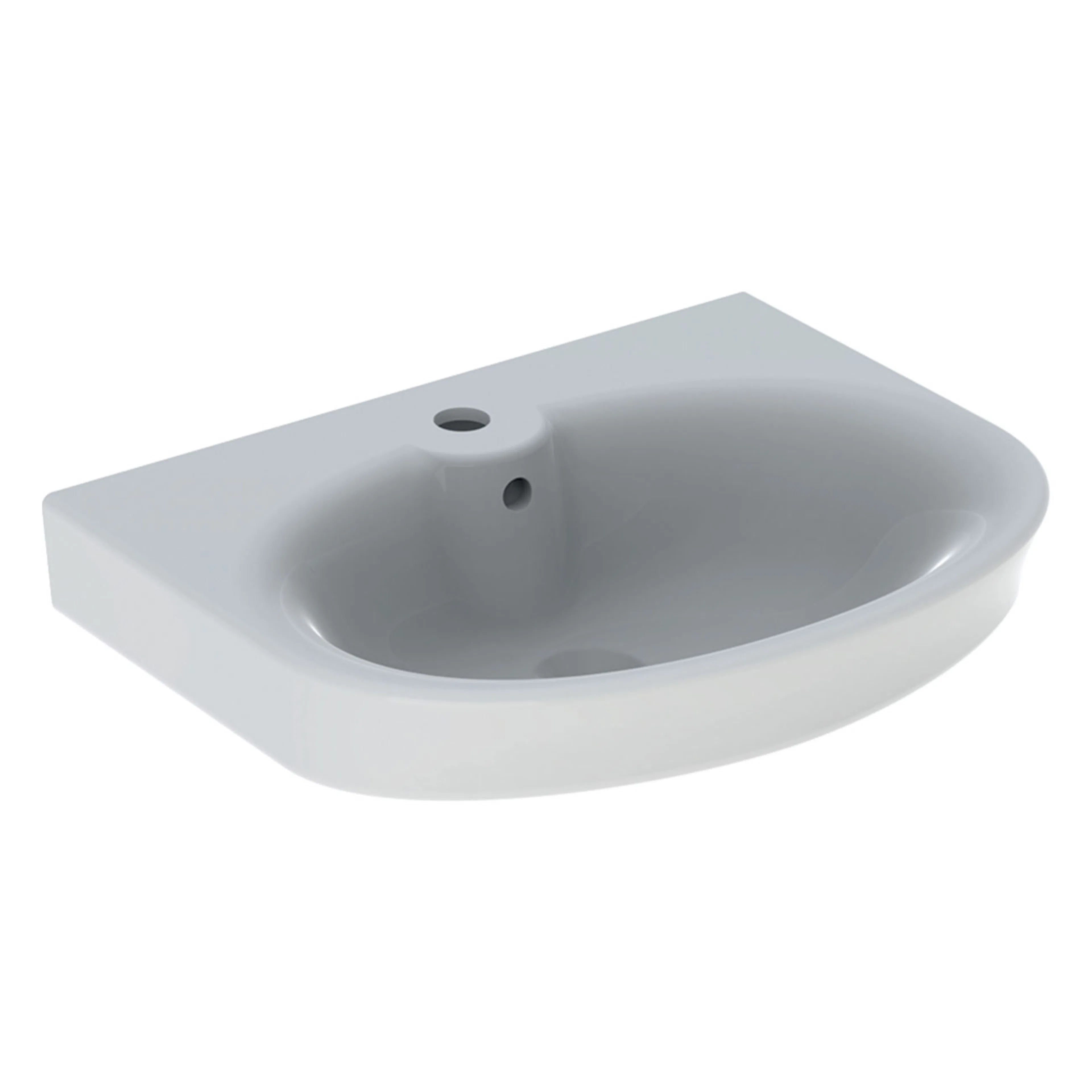 Vinta tvättställ: Vit/Clean, 56x44cm, Kranhål, Överfyllnad Bredd: 560 mm