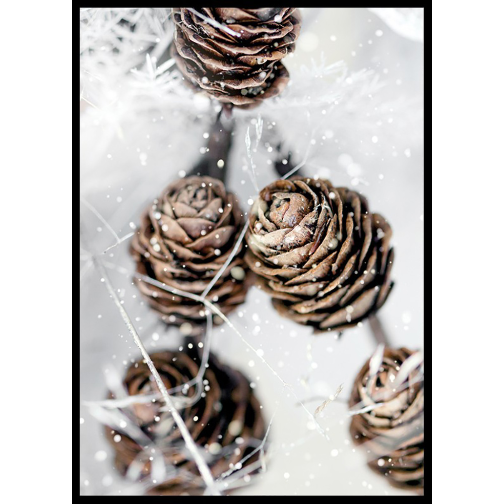 Poster Gallerix Winter Pine Cones
