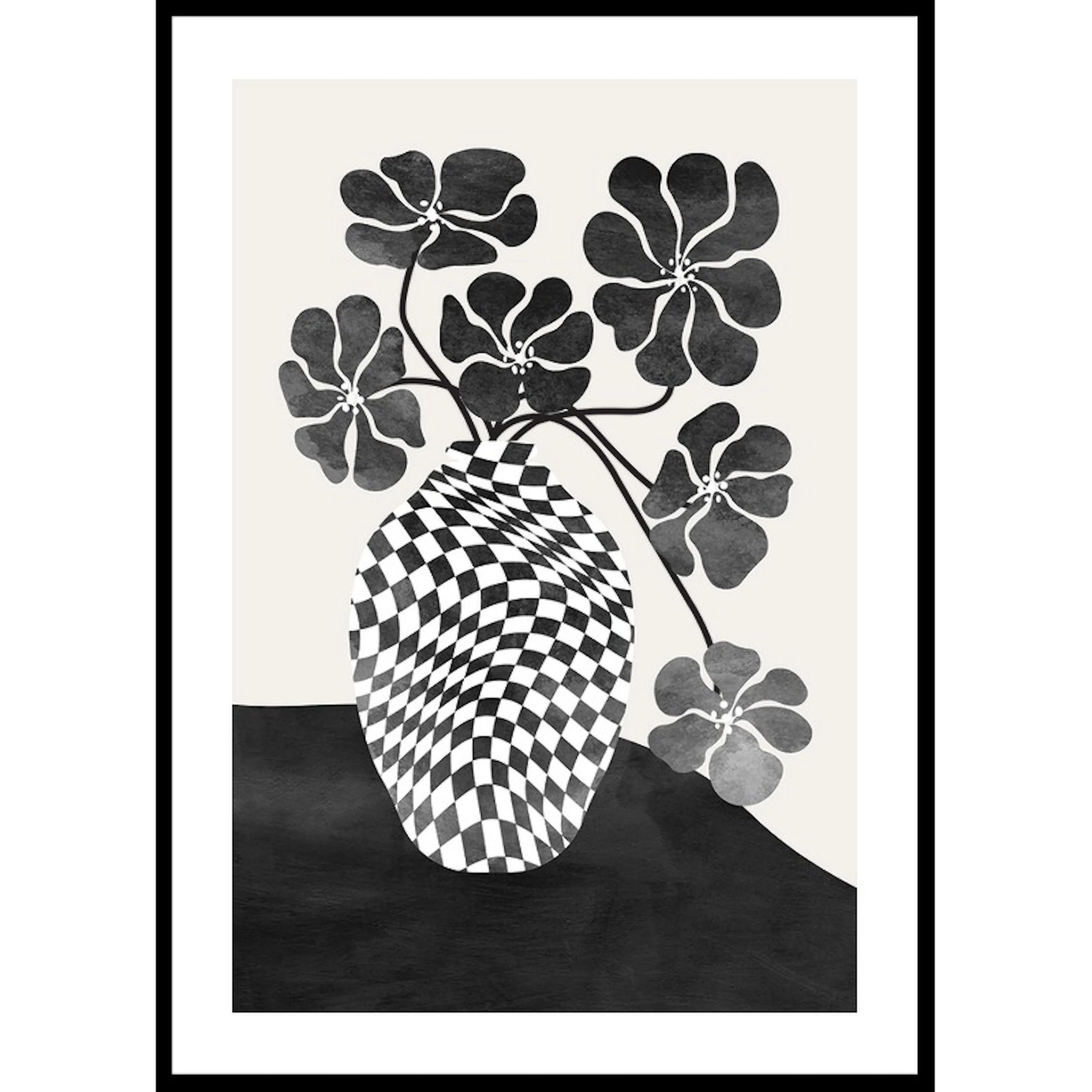 Poster Gallerix Checkered Vase