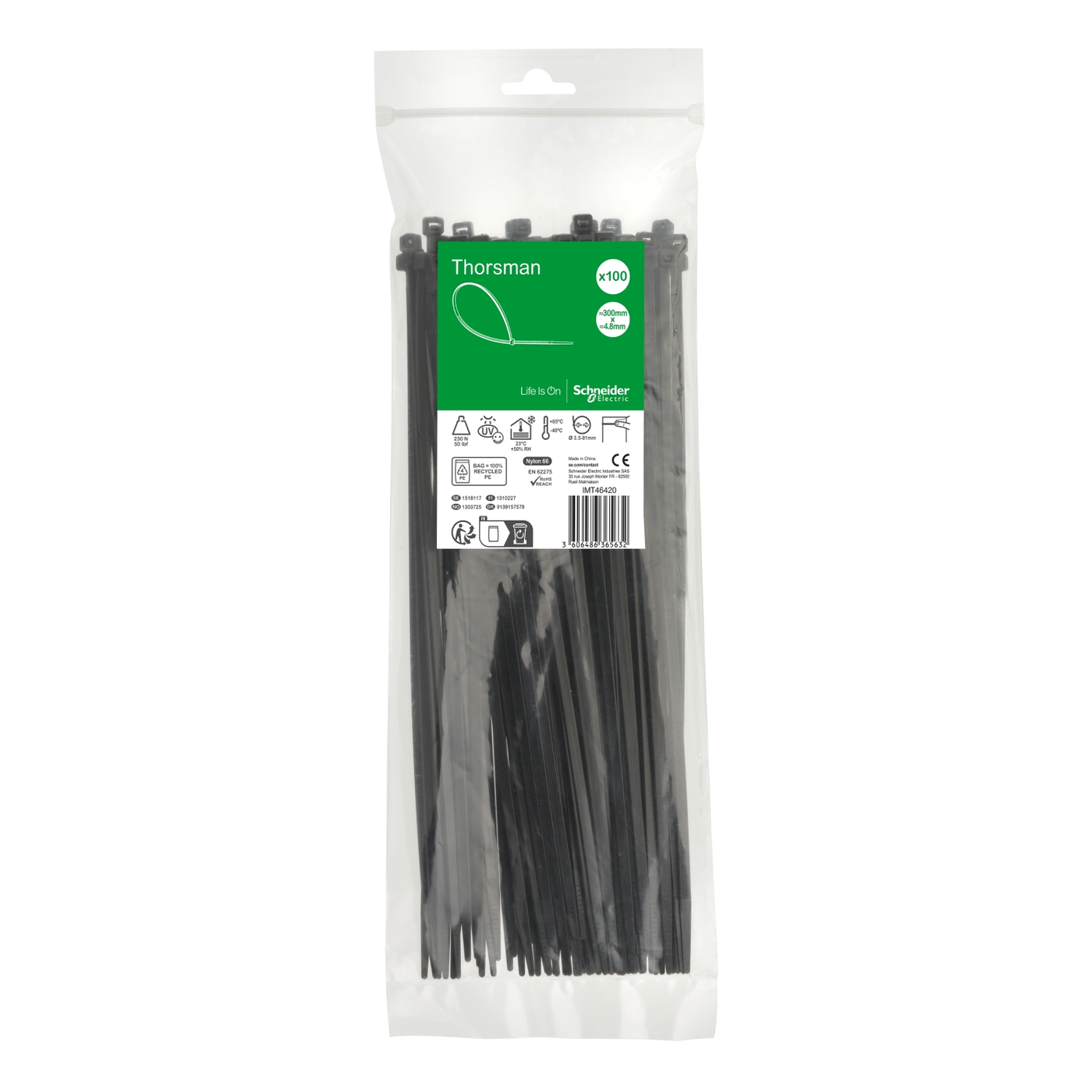 Buntband Schneider Electric Thorsman 100-pack
