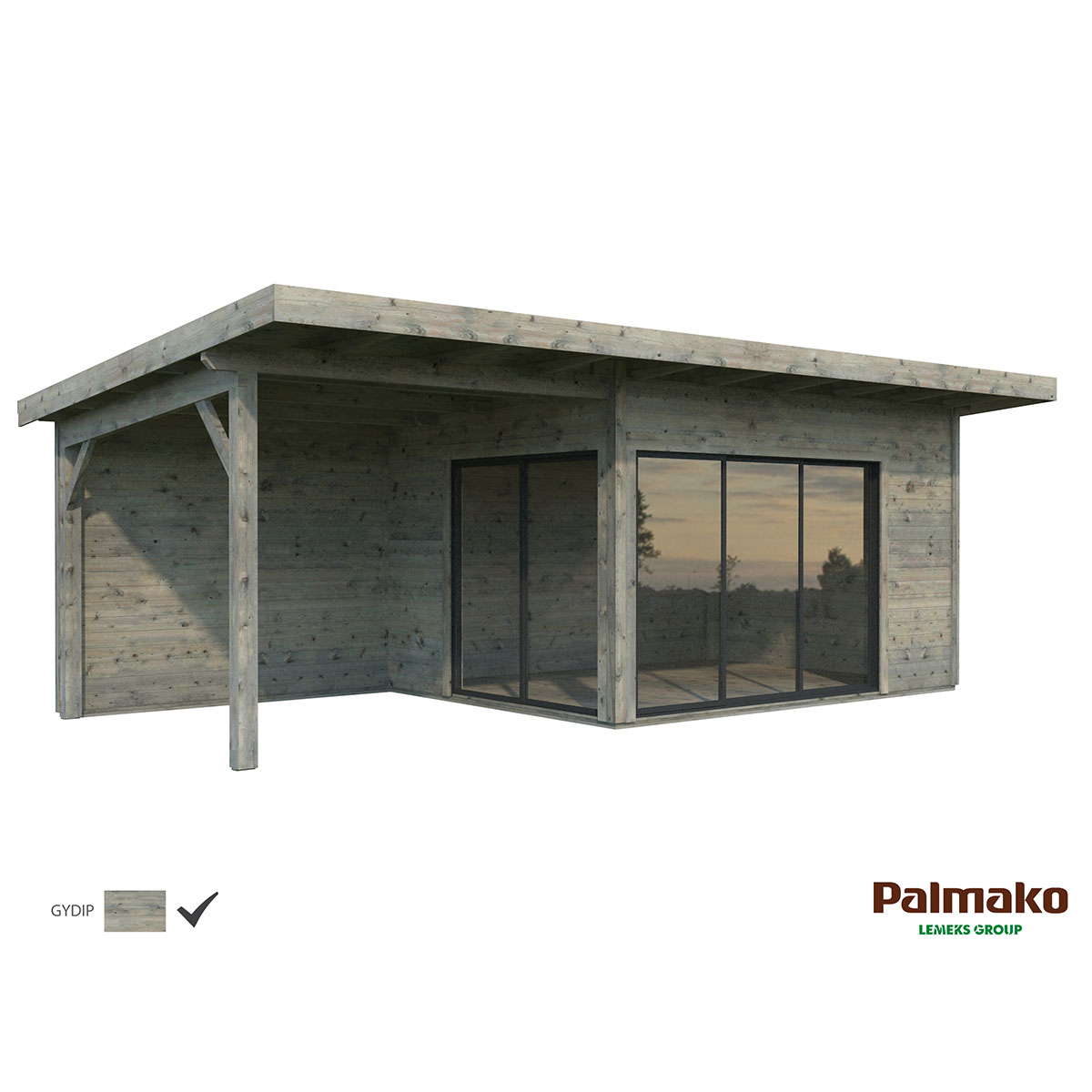 Stuga Palmako Andrea 20,0 m2 (inv. 11,2 m2)