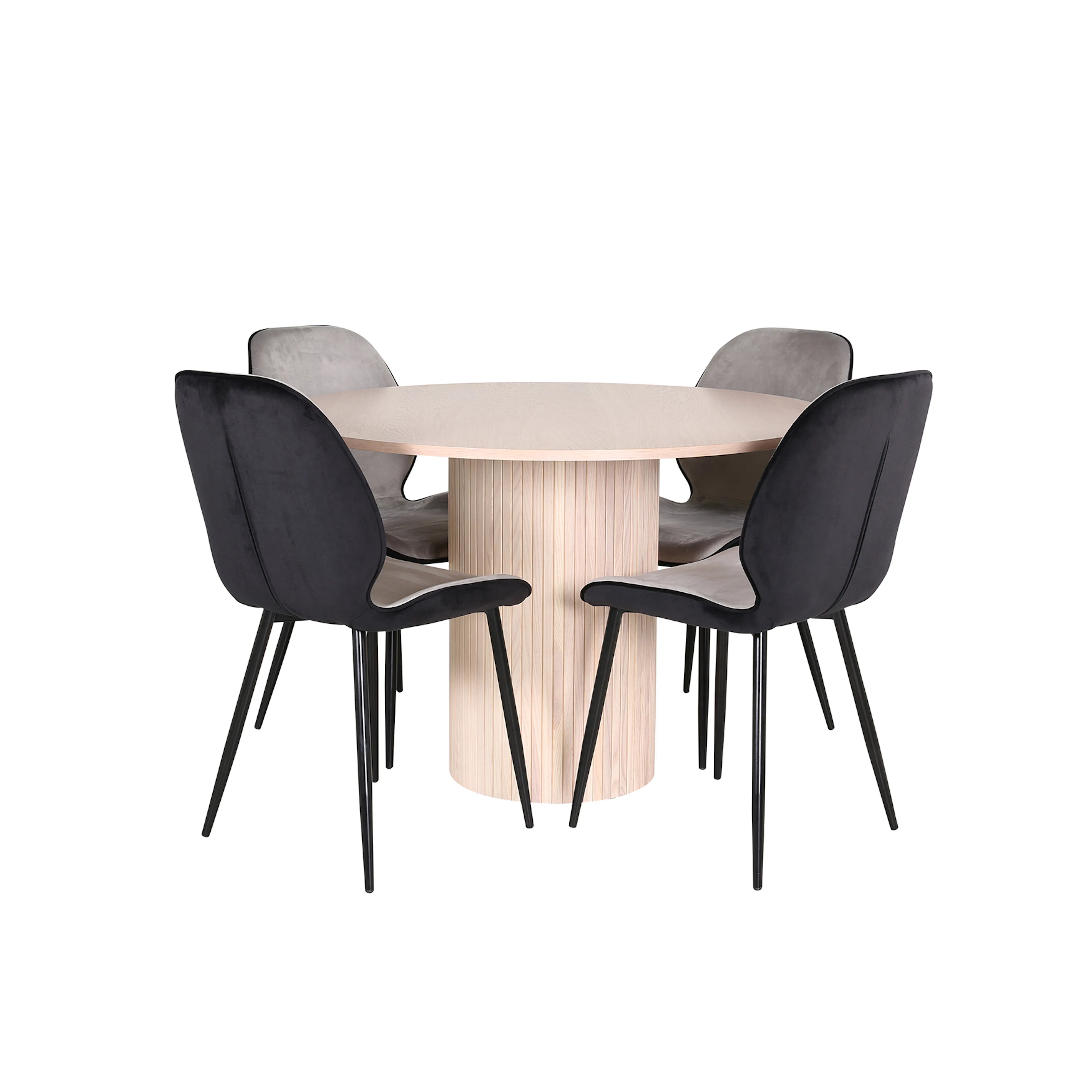 Matgrupp Venture Home med Bianca Matbord och 4 Elisa Matstolar