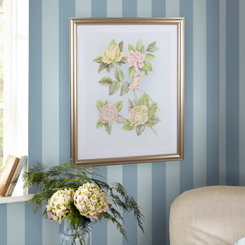 Tapet Laura Ashley Lille Matt Stripe