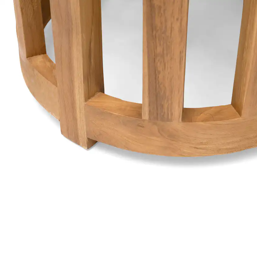 Utebord Hillerstorp Himmelsnäs Rund Ø 50 cm Teak Träbord