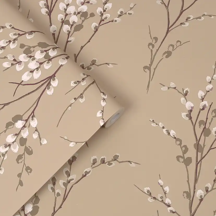 Tapet Laura Ashley Pussy Willow Naturel