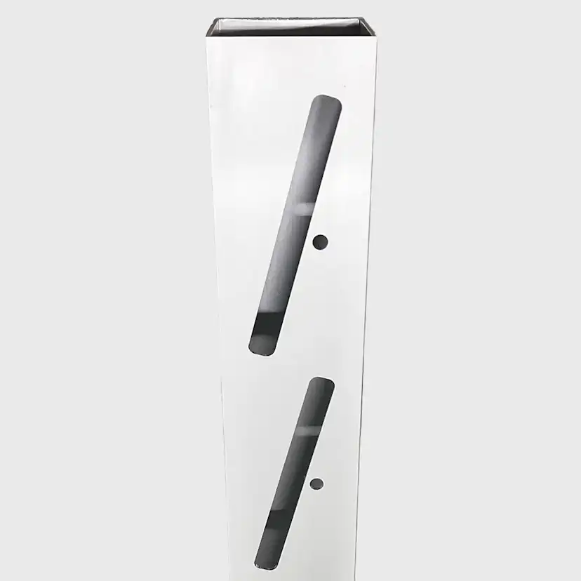 Staketstolpe Woodplastic 745mm Ändstolpe Vänster NATURGRÅ Höjd: 745 mm Vänster Naturgrå