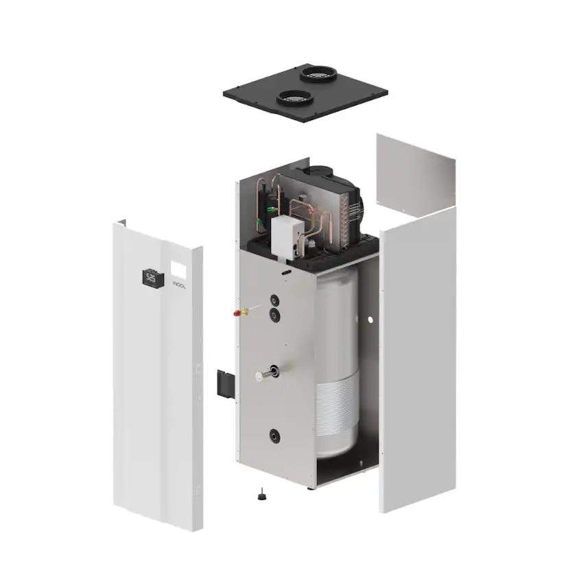 Värmepumpsberedare Indol EcoHeat 200FW4R2 Wifi-Ansluten 200L