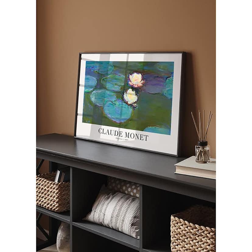 Poster Gallerix Nympheas 1897 By Claude Monet