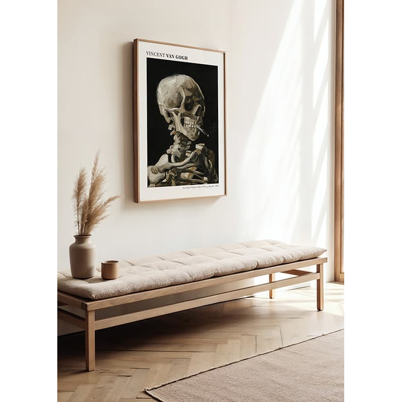 Poster Gallerix Head Of A Skeleton By Vincent Van Gogh