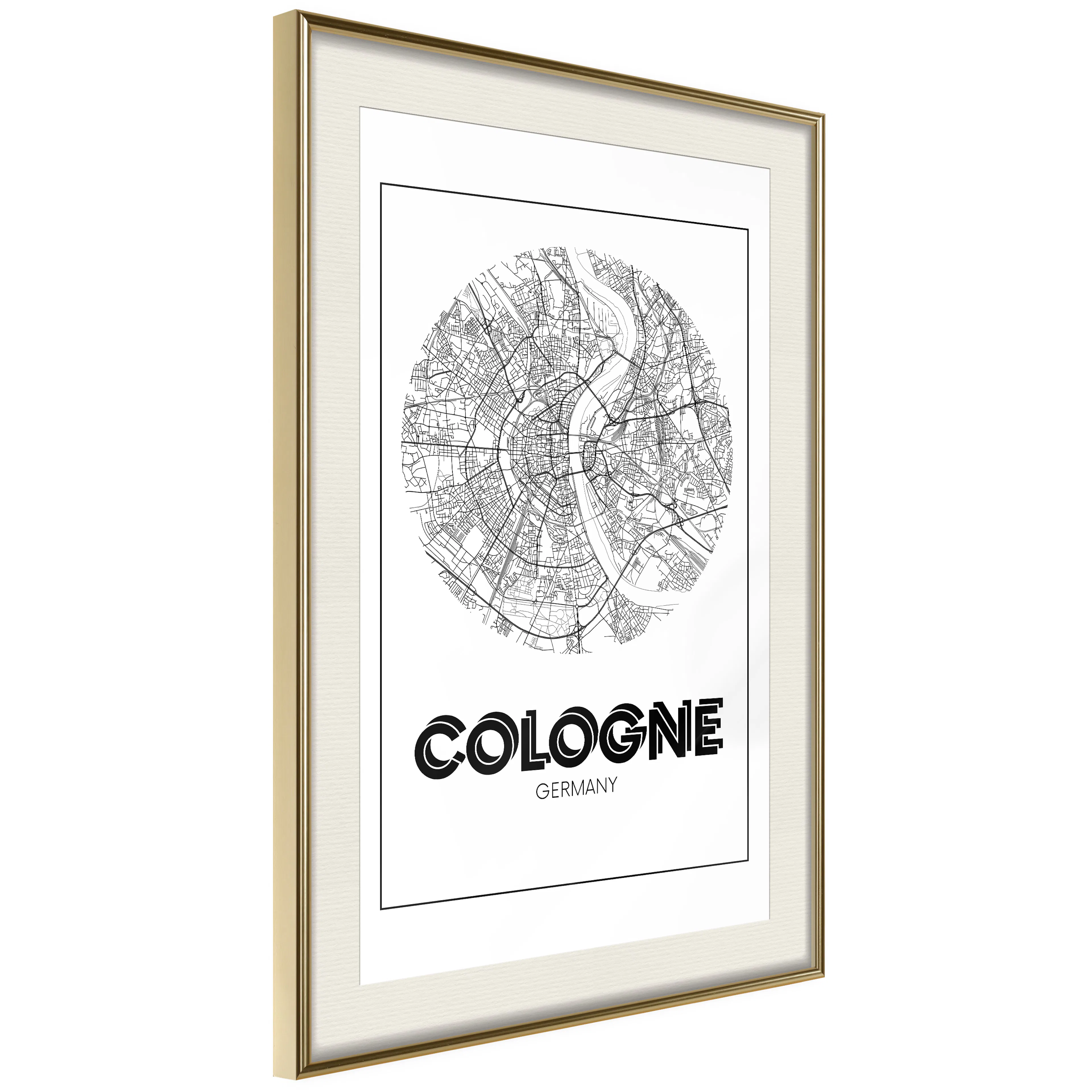 Poster Artgeist Affisch Retro Cologne