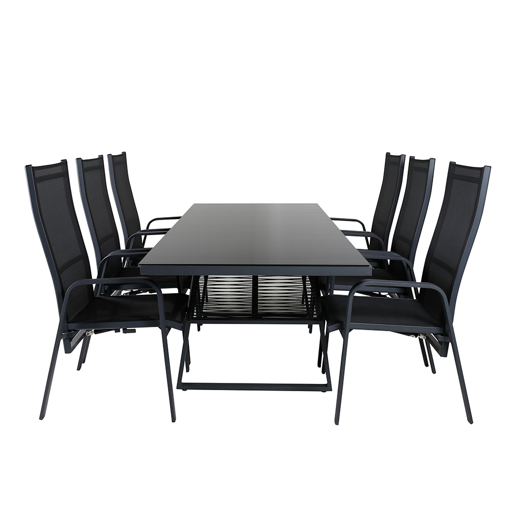 Spisegruppe Venture Home Douglas med 6 Copacabana Spisestoler