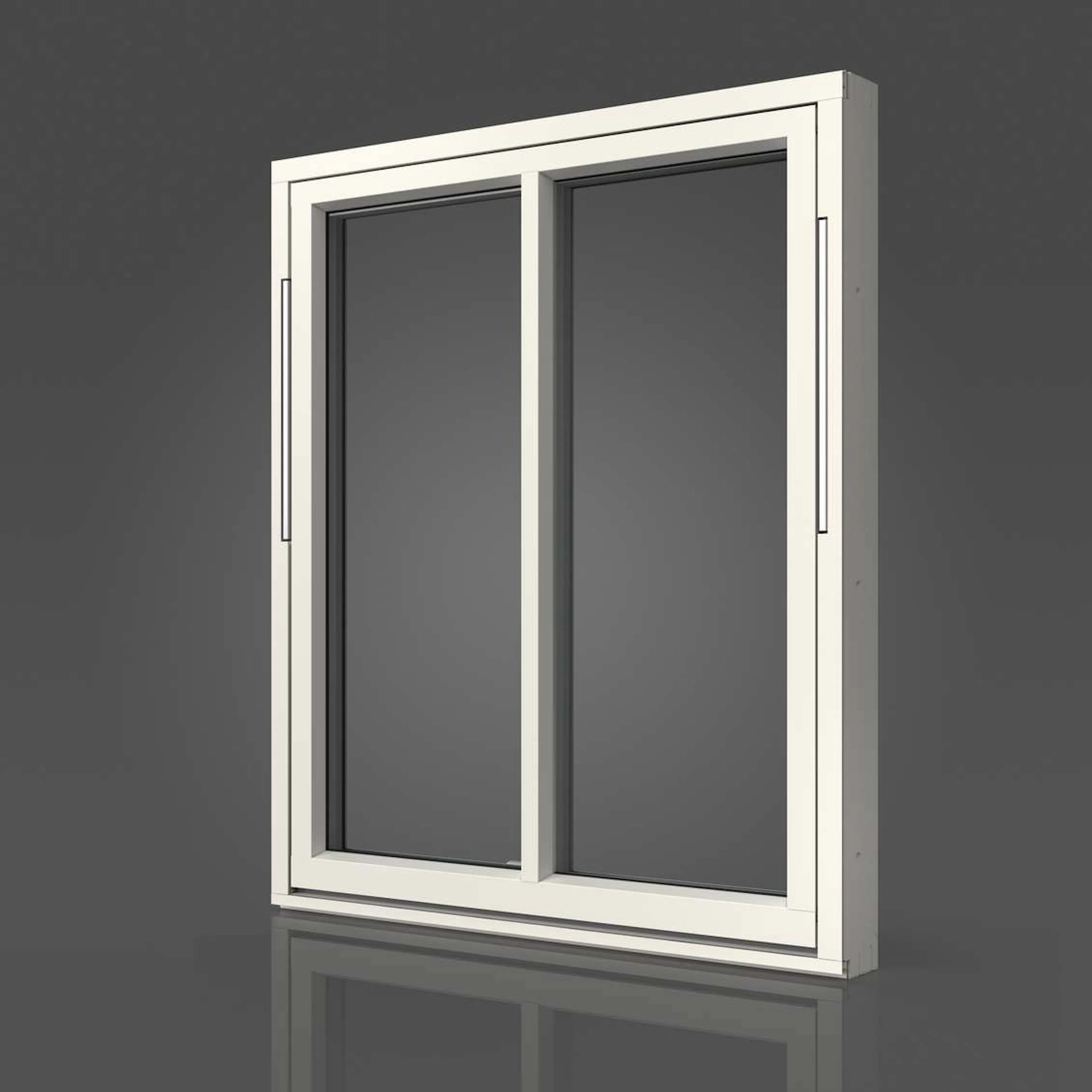 Elit Vridfönster AFH MO:1 12x12 Vit 3-Glas Alu Original BxH: 120x120 cm