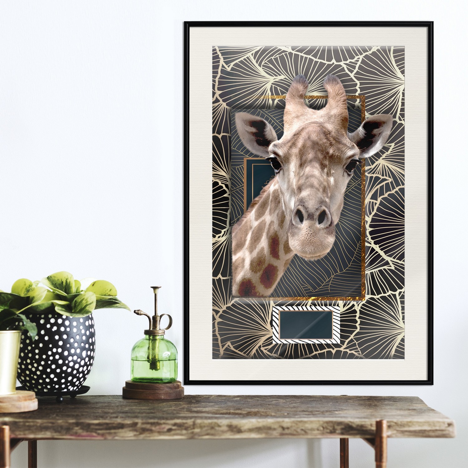 Poster Artgeist Affisch Giraffe