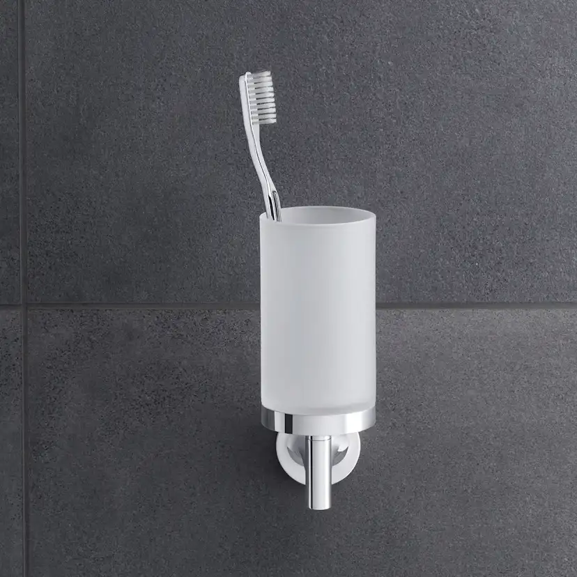 Glashållare Duravit Starck T 009931 Krom Krom/Frostat glas