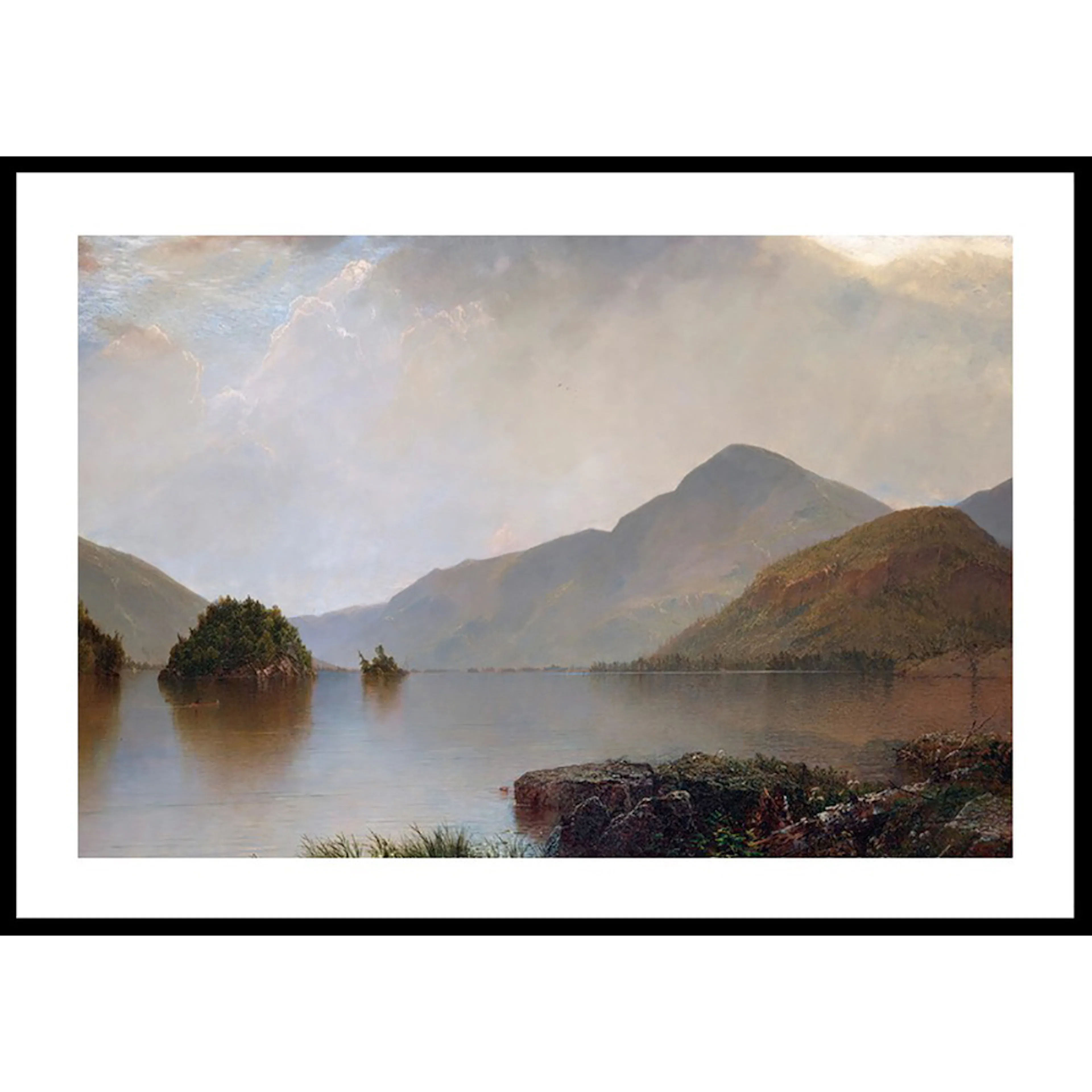 Poster Gallerix Lake George By John Frederick Kensett