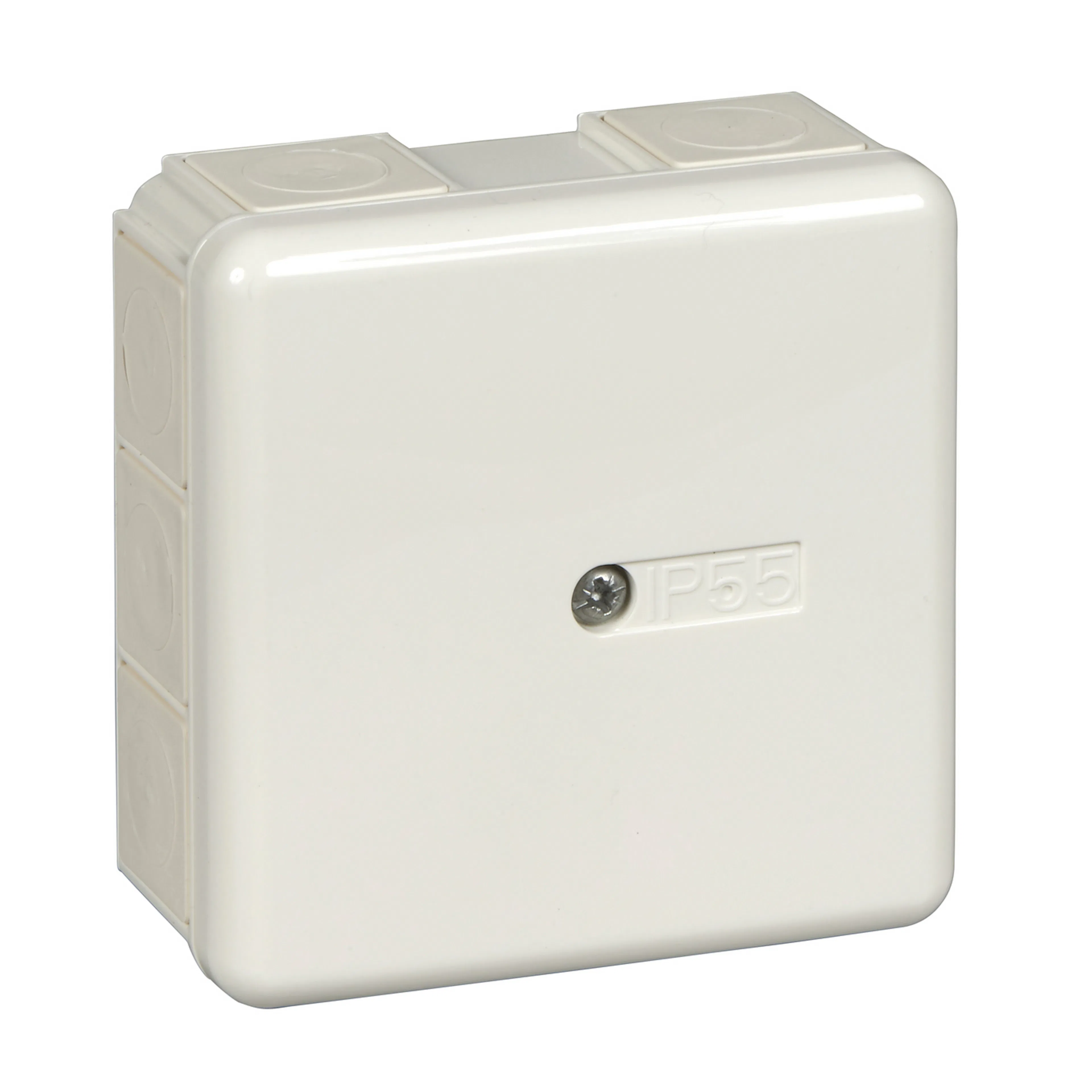 Kopplingsdosa Schneider Electric Mureva Utanpåliggande U56 med skruvfastsatt lock IP55 utan anslutningsplint