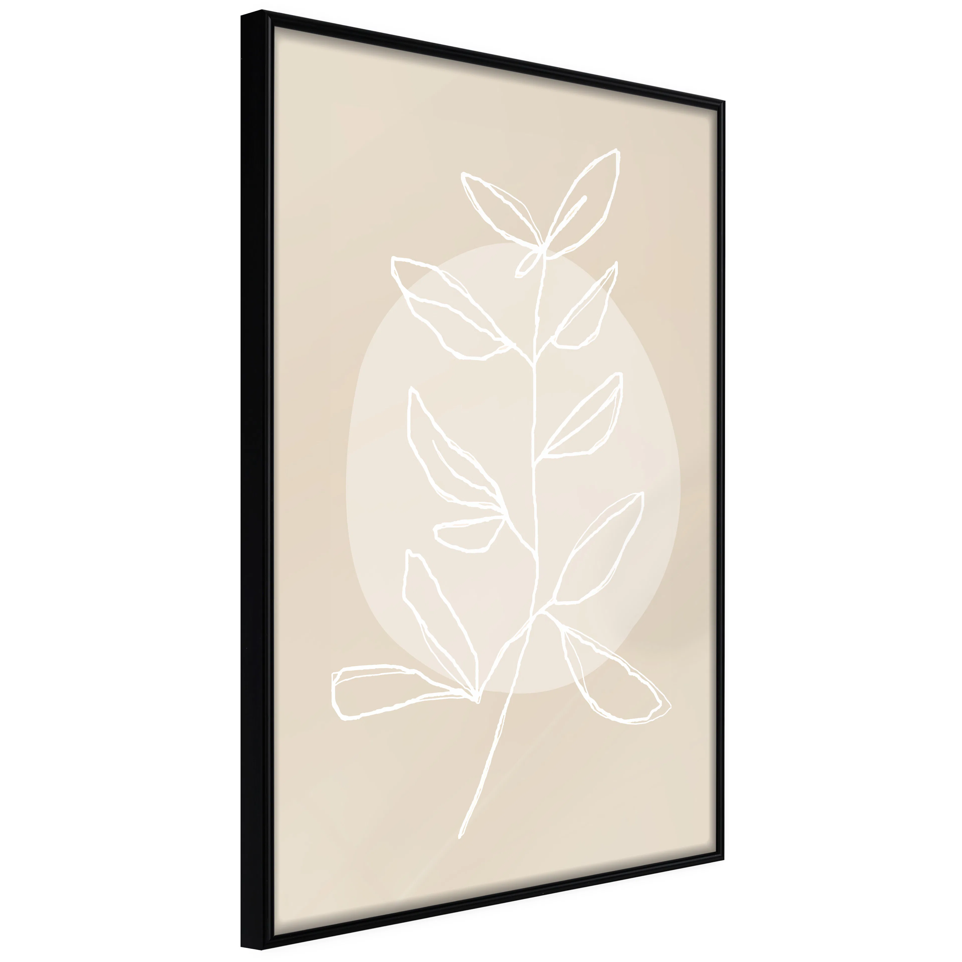 Affisch - Bright Twig [Poster] 40x60 Svart ram, 40x60 cm