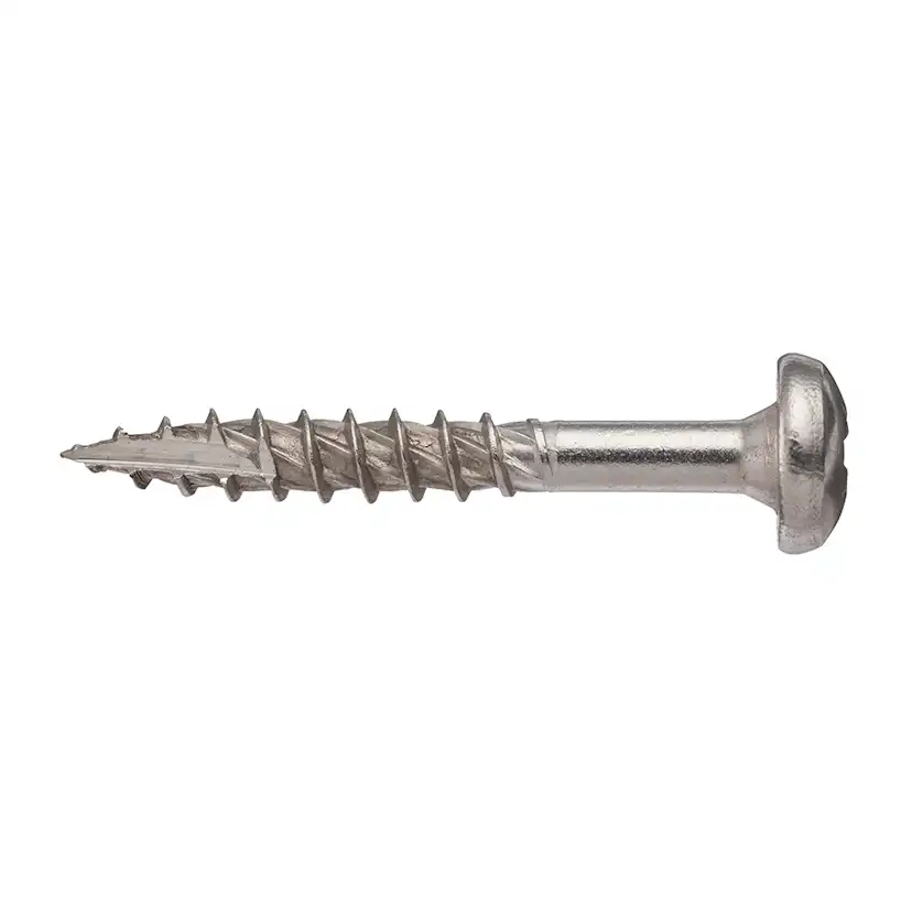 Rännkrokskruv Västsvensk Byggskruv AB A2 Rostfri För Träregel