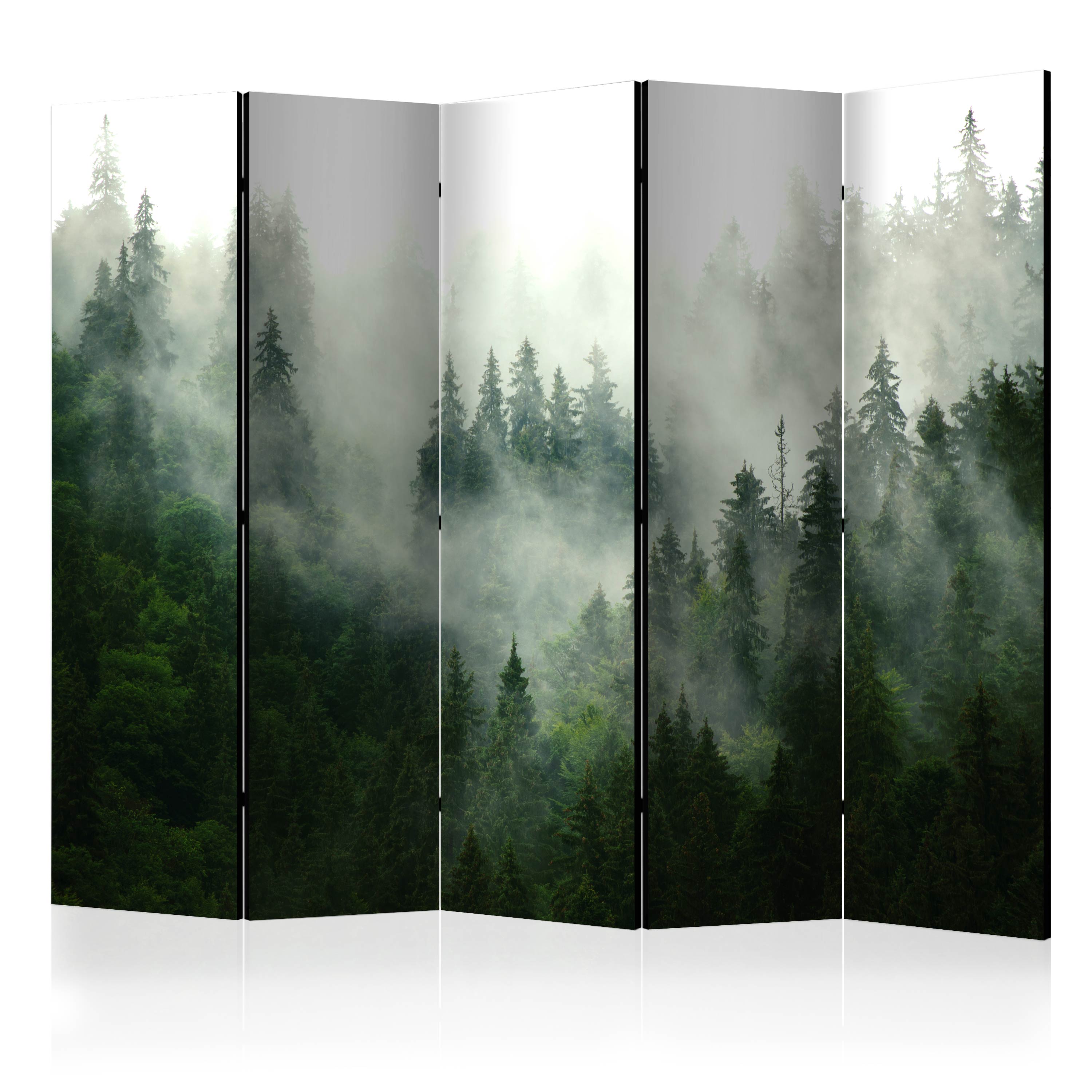 Rumsavdelare Arkiio Coniferous Forest II Grå/Grön 225x172 cm