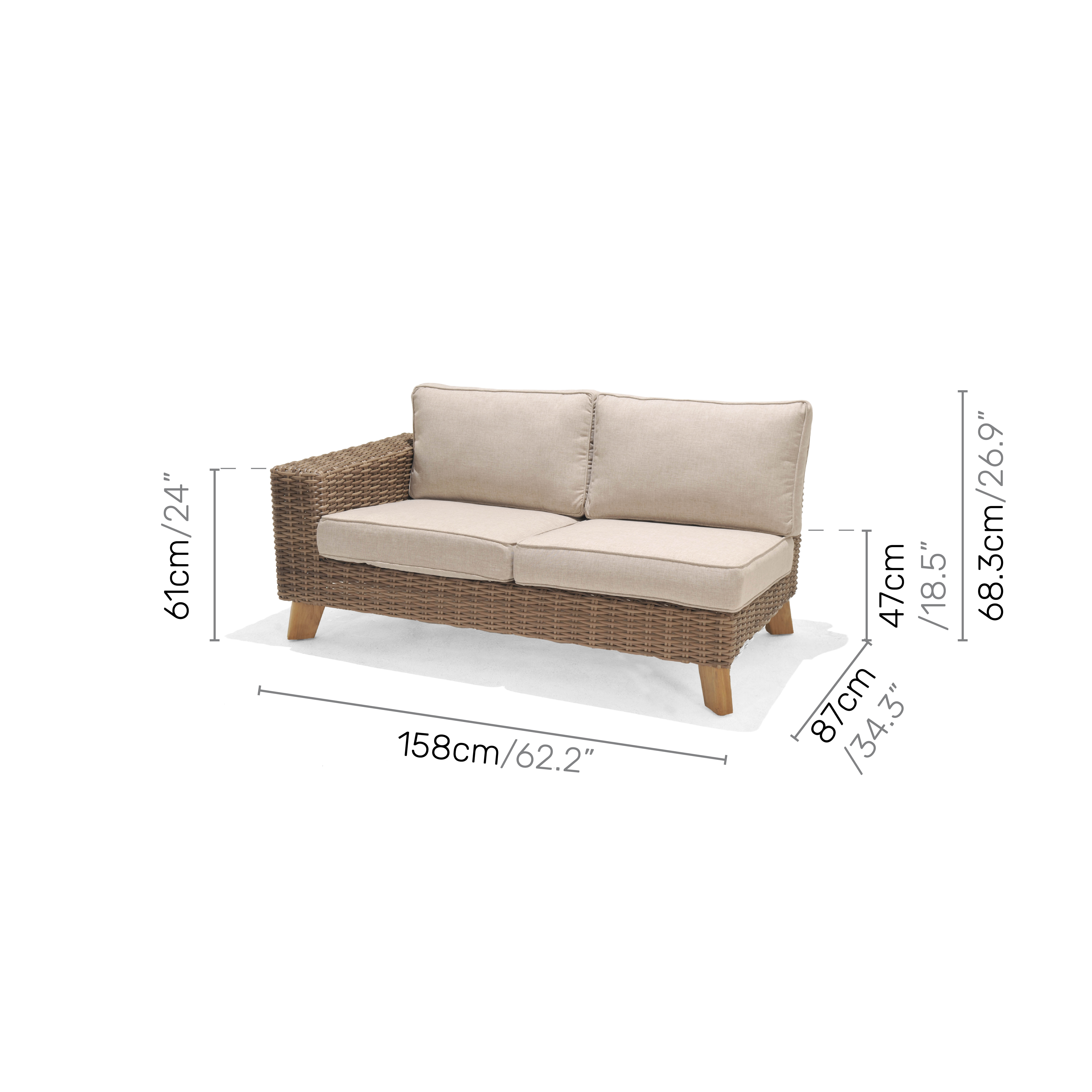 Loungegrupp LifestyleGarden Bahamas 5-sits