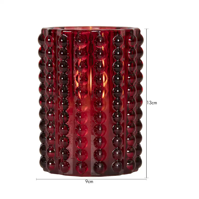 LEDLjus Flamme Dotty 12,5 cm Red Red
