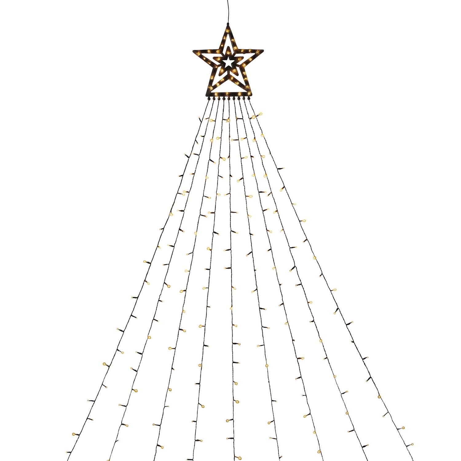 Ljusdekoration Gnosjö Konstsmide Triangel 272cm