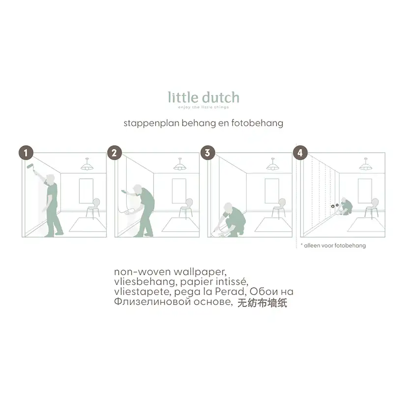 Tapet Little Dutch Fairy Blossom