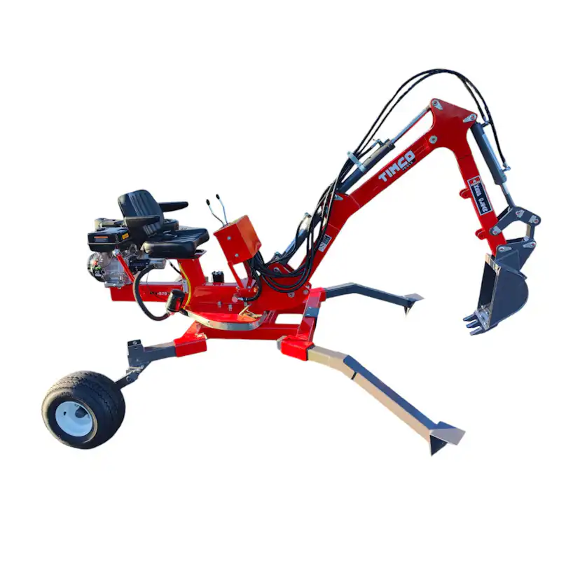 Grävmaskin Timco ATV-570R 15 hk 360° Roterande & 30 cm Skopa