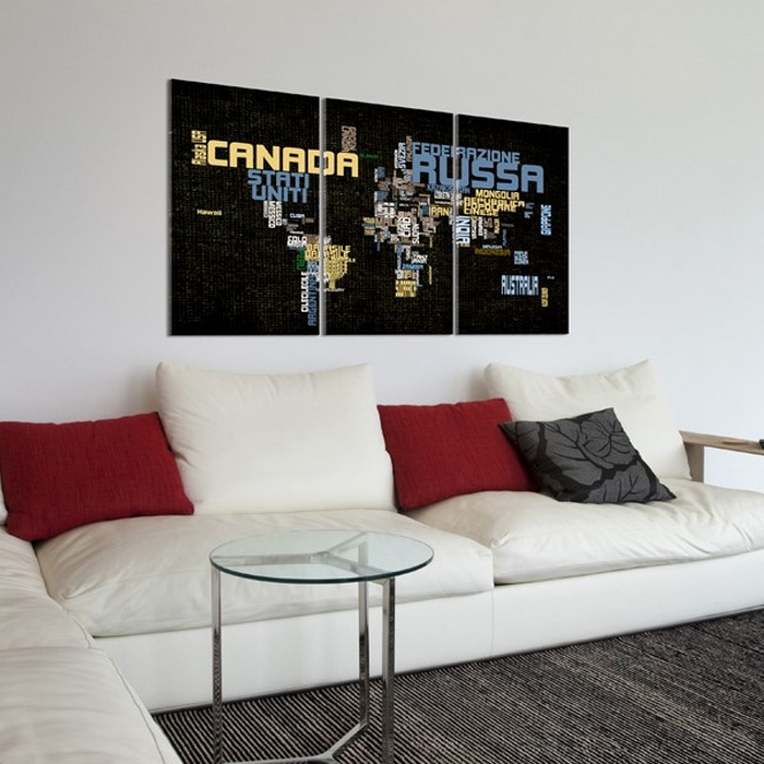 Tavla Arkiio The World Is Not Enough Triptych