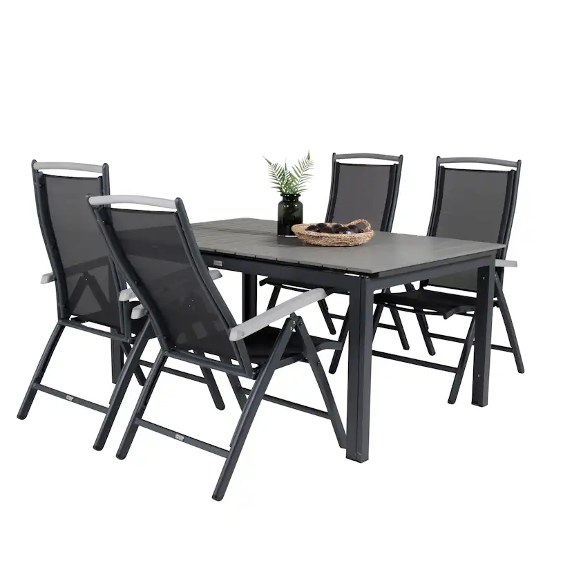 Matgrupp Venture Home Lova 160/240 med 4 Aleyna Stolar