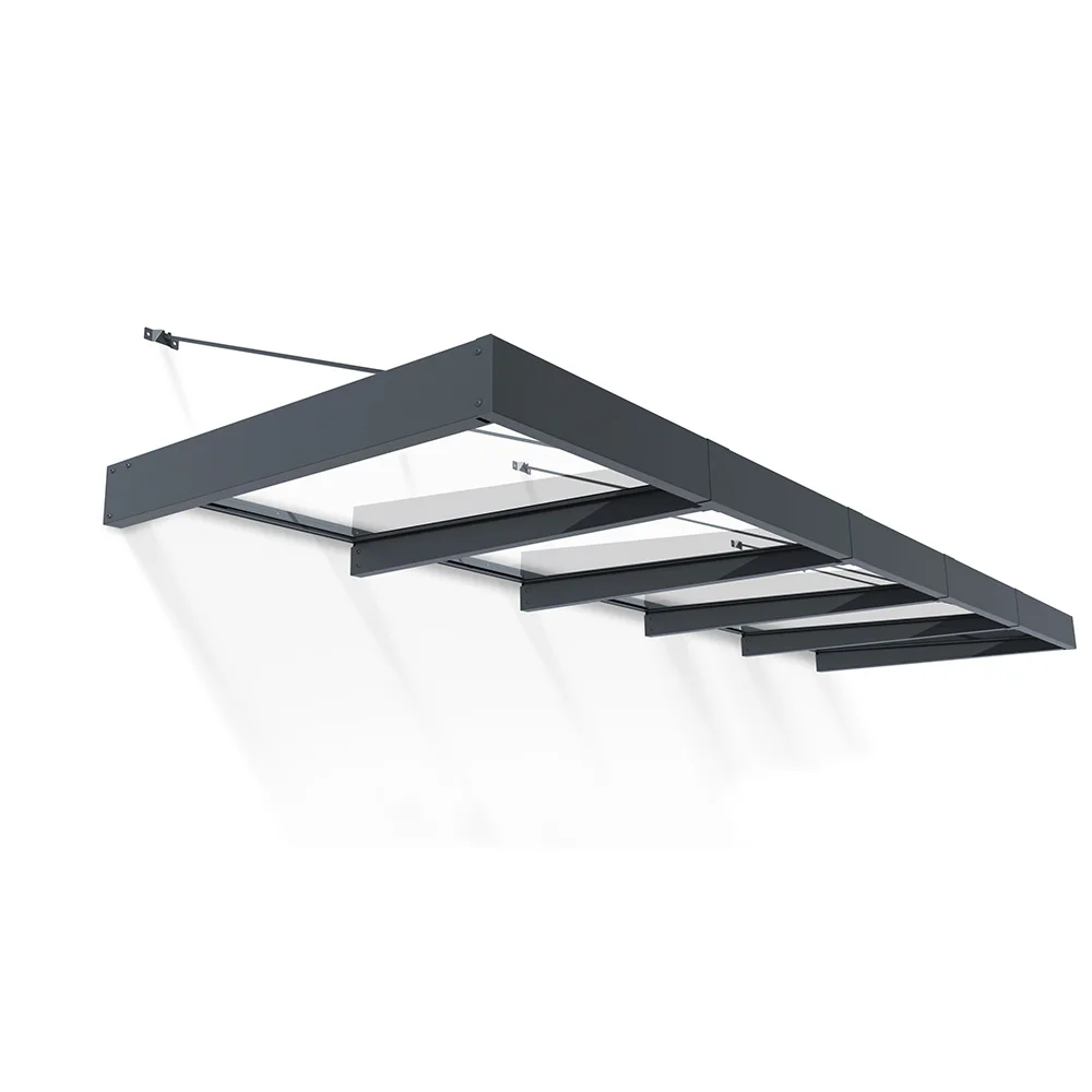 CANOPY SOPHIA XL 5000 GREY CLEAR 1,4 x 5 m