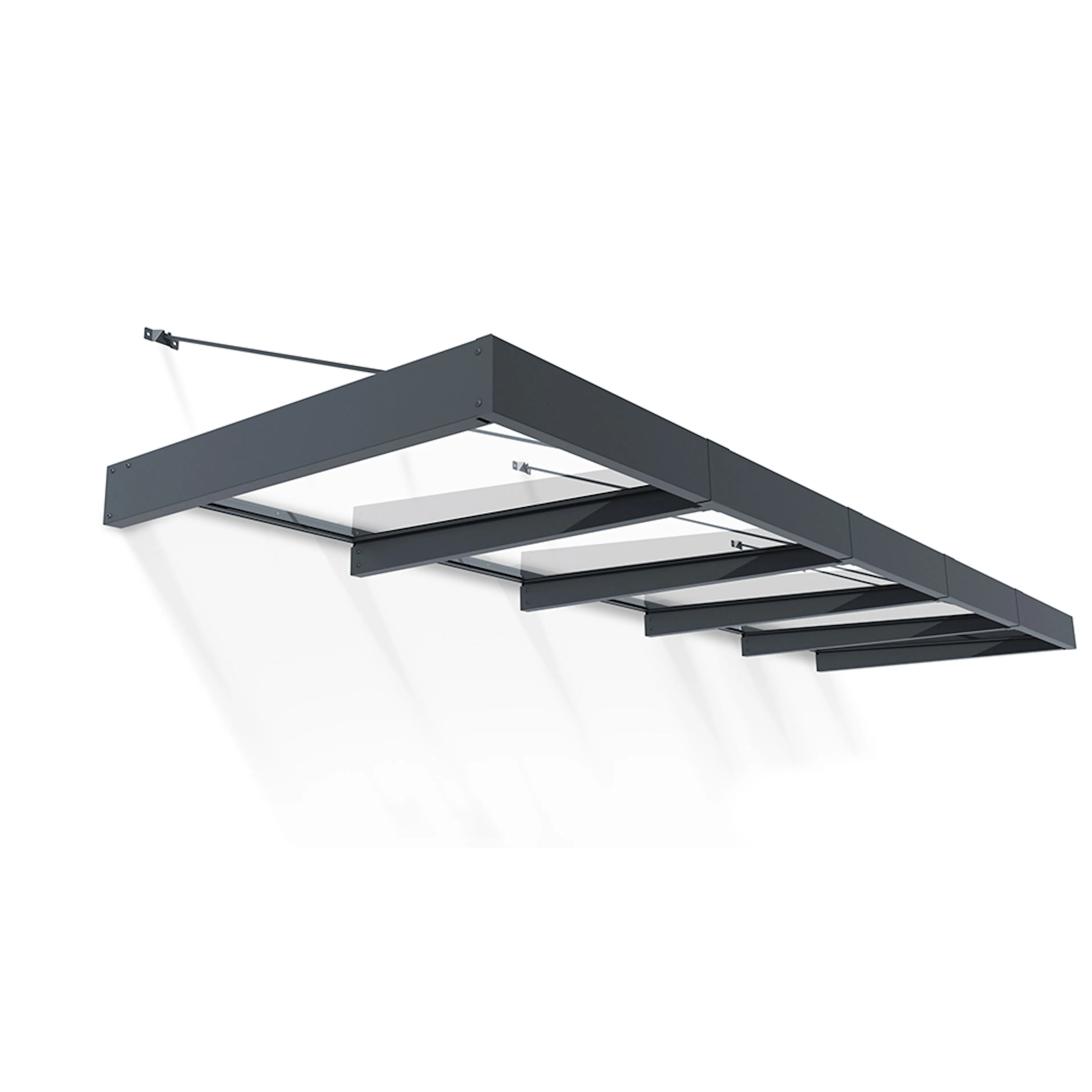 CANOPY SOPHIA XL 5000 GREY CLEAR 1,4 x 5 m