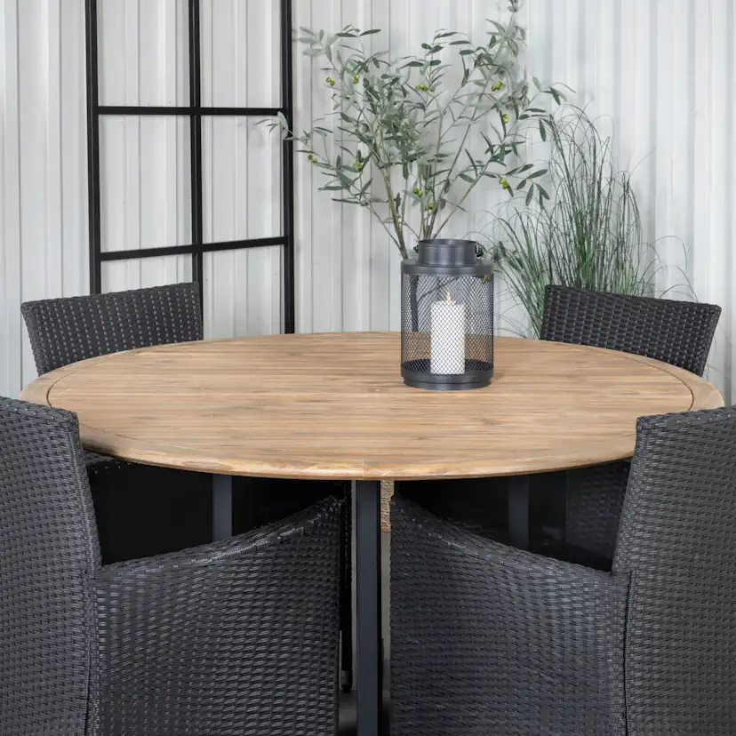 Matgrupp Venture Home Zurc med 4 Knac Matstolar