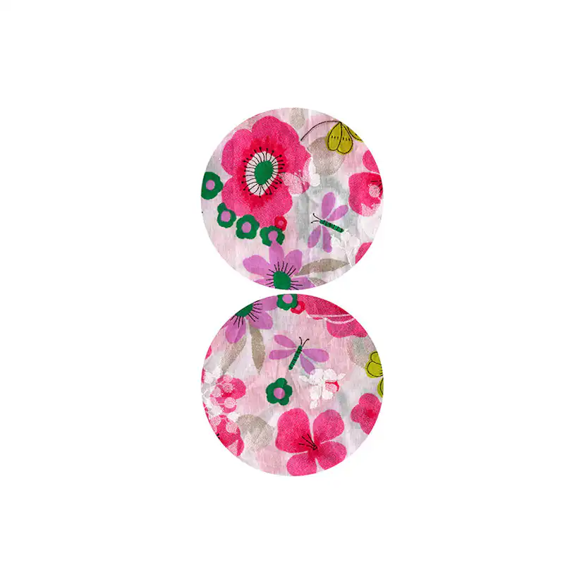 Fototapet Arkiio Pink meadow circle 50x1000 cm