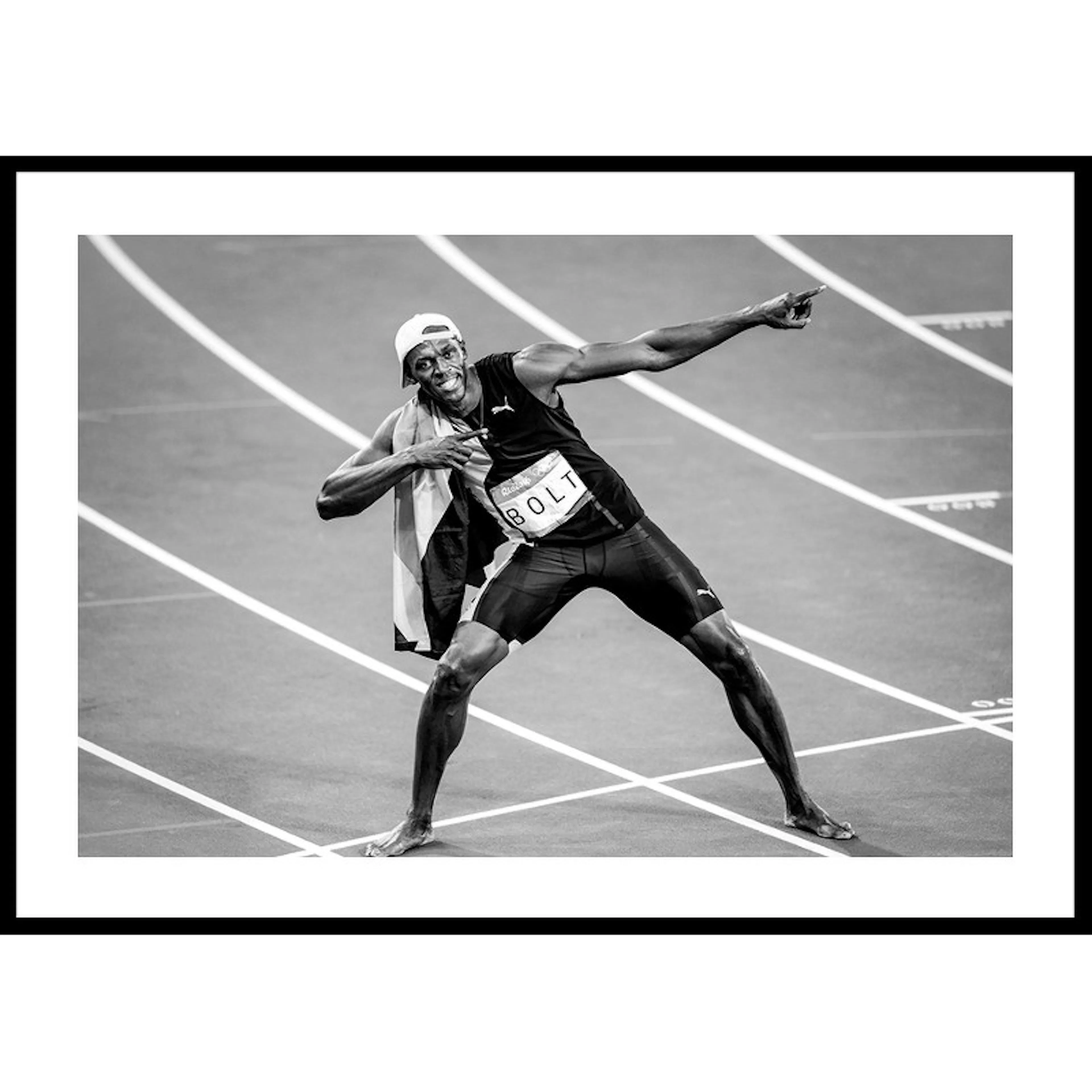 Usain Bolt Gold 2016 30x40 30x40 cm