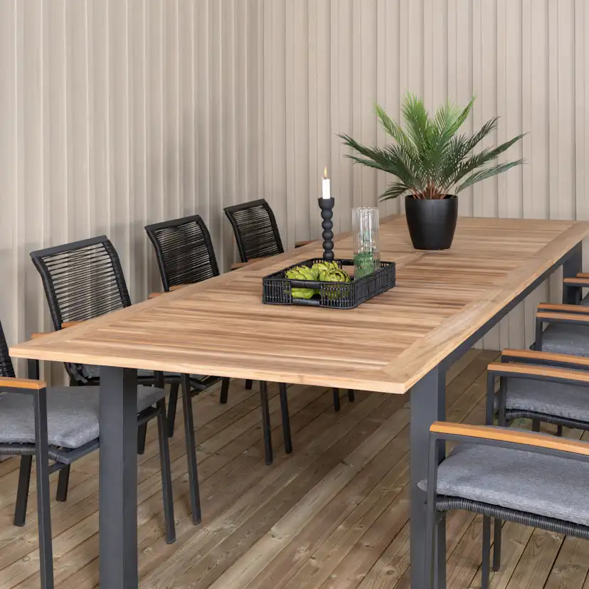 Matgrupp Venture Home Perla med 8 Douglas Matstolar
