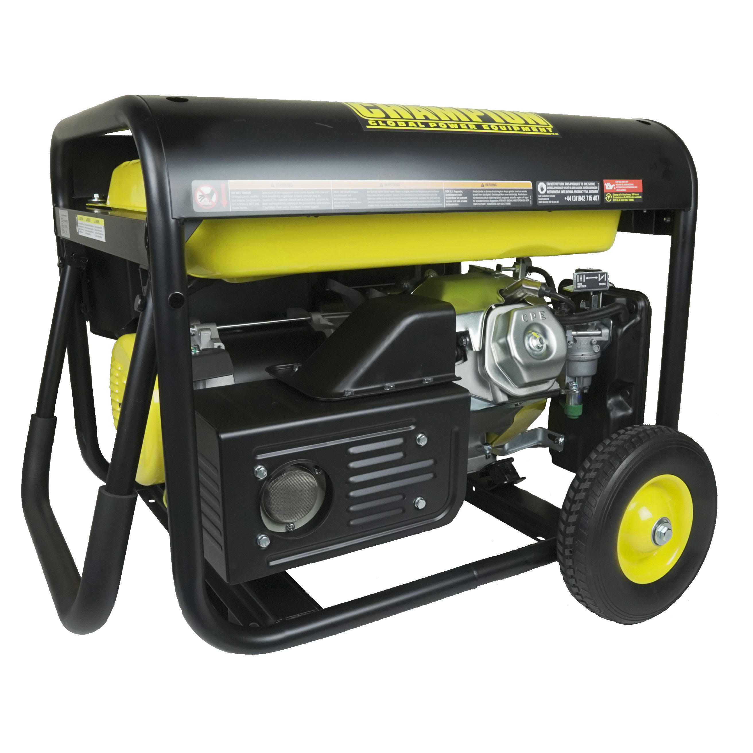 Elverk Champion Generators CPG6500E2 5,5kW 1-fas bensin med fjärrstart