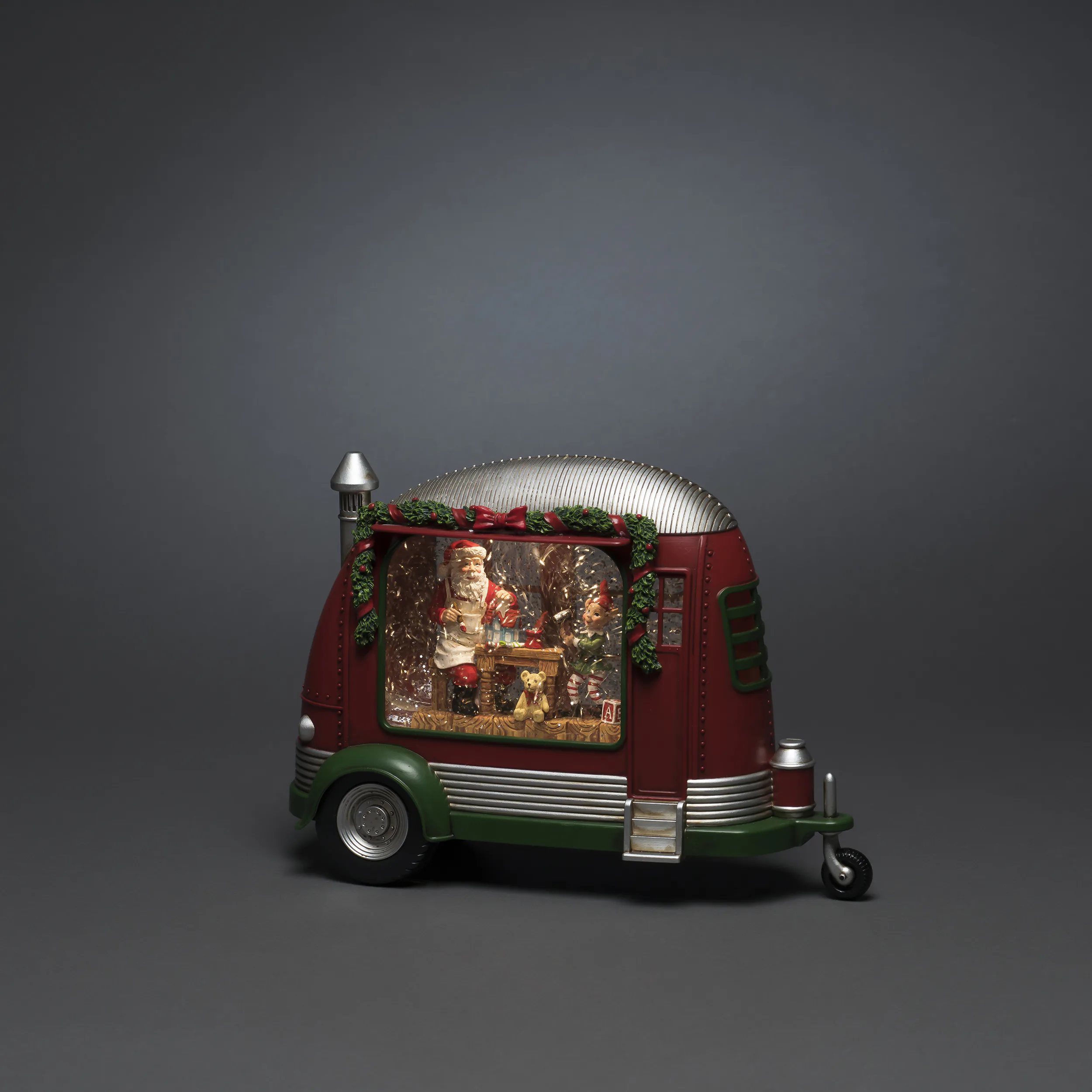 Juldekoration Gnosjö Konstsmide Husvagn med Tomte