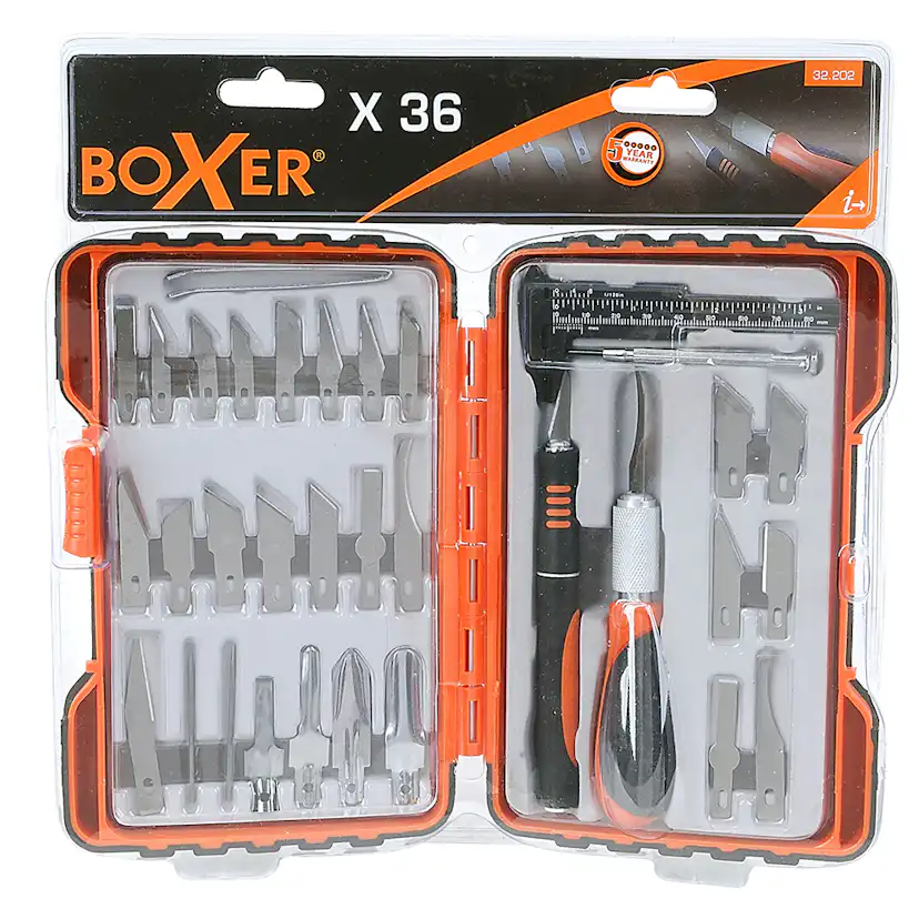 Hobbyknivsats Boxer 36-delar