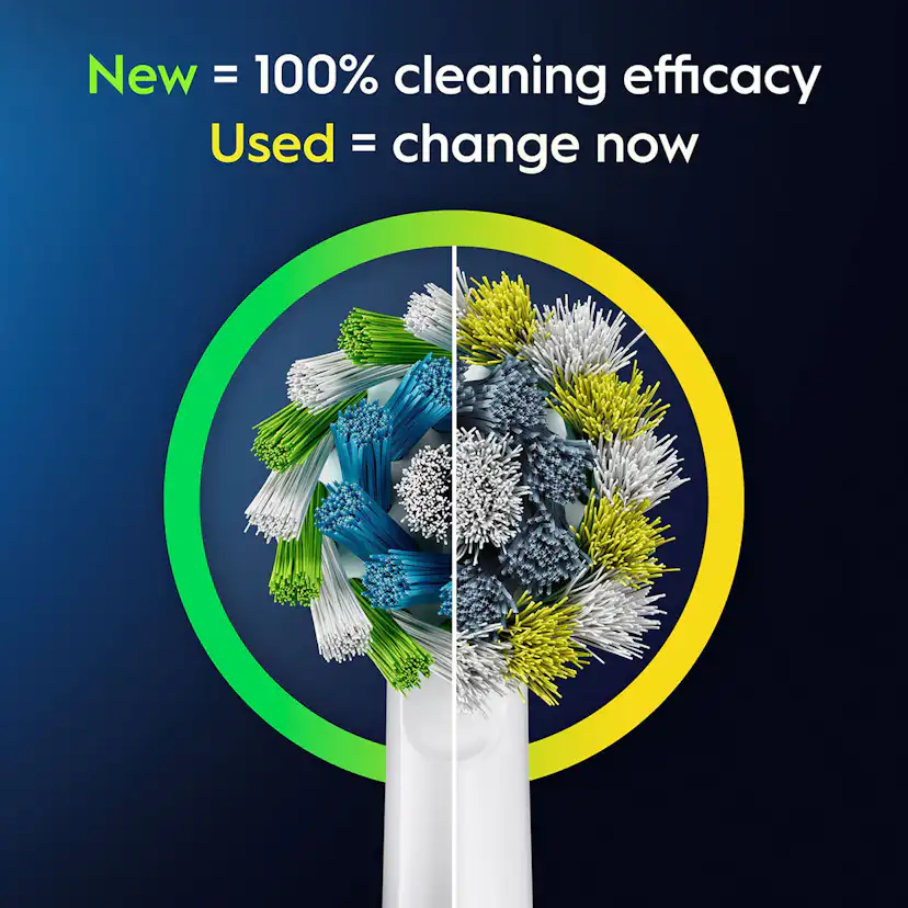 Eltandborste Oral-B Pro3 Duo Black/White med Timerfunktion & 3 Borsthuvuden