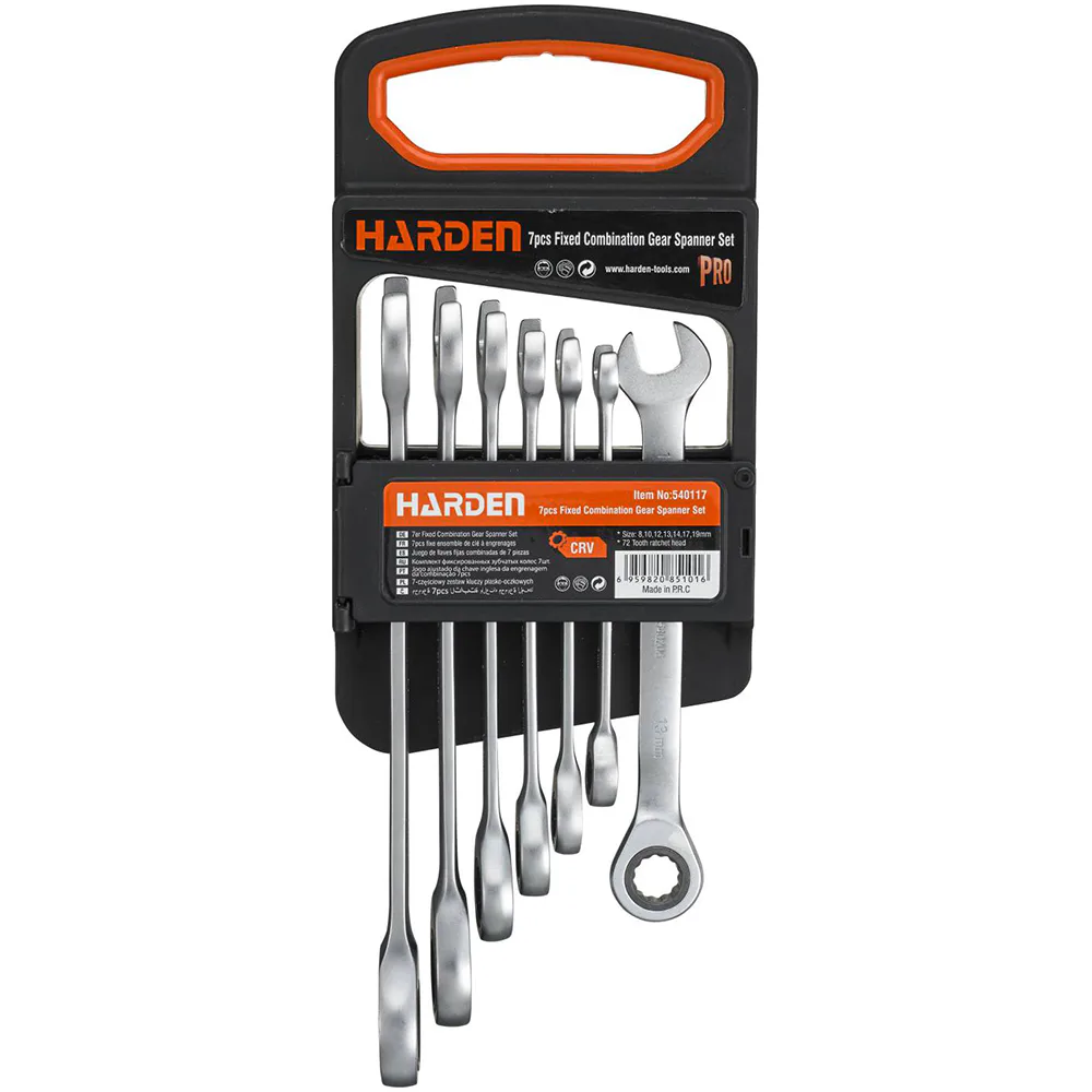 U-ringspärrnyckelsats Harden 7-delar