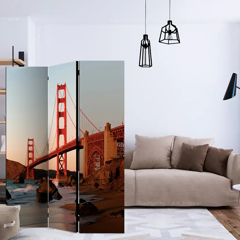 Rumsavdelare Arkiio Flaming Landscape 135x172 cm