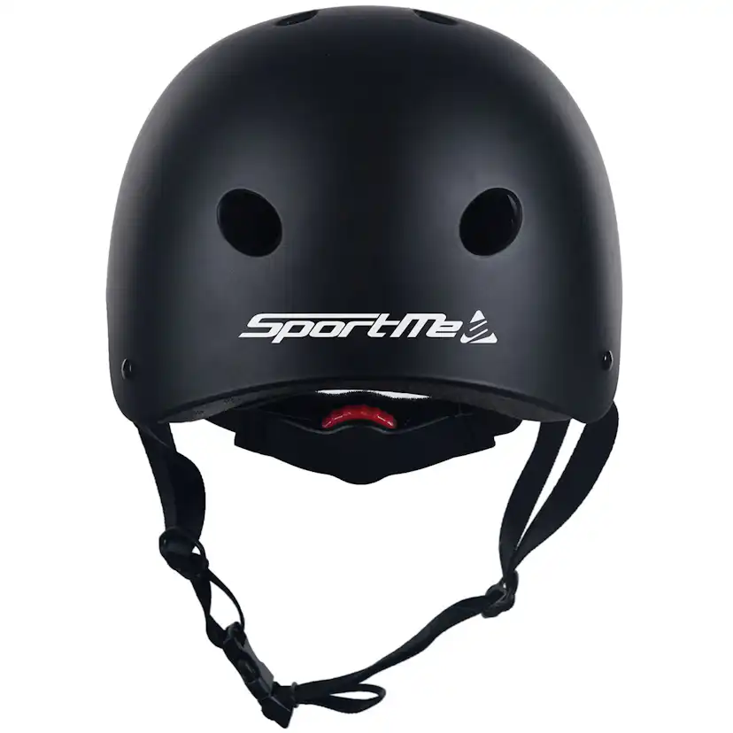 Skatehjälm SportMe S 53-58 cm Svart