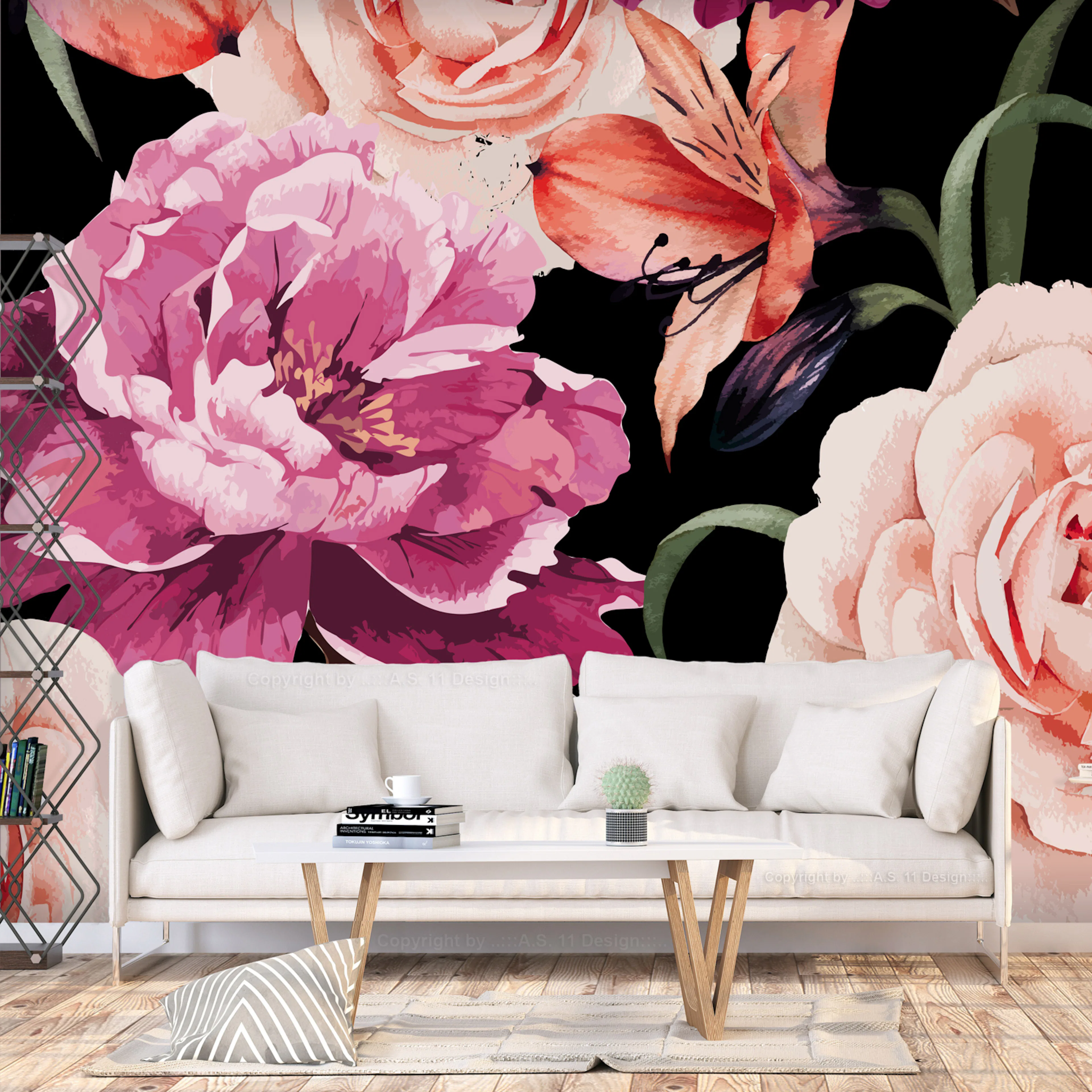 Fototapet - Roses of Love 450x315 450x315 cm