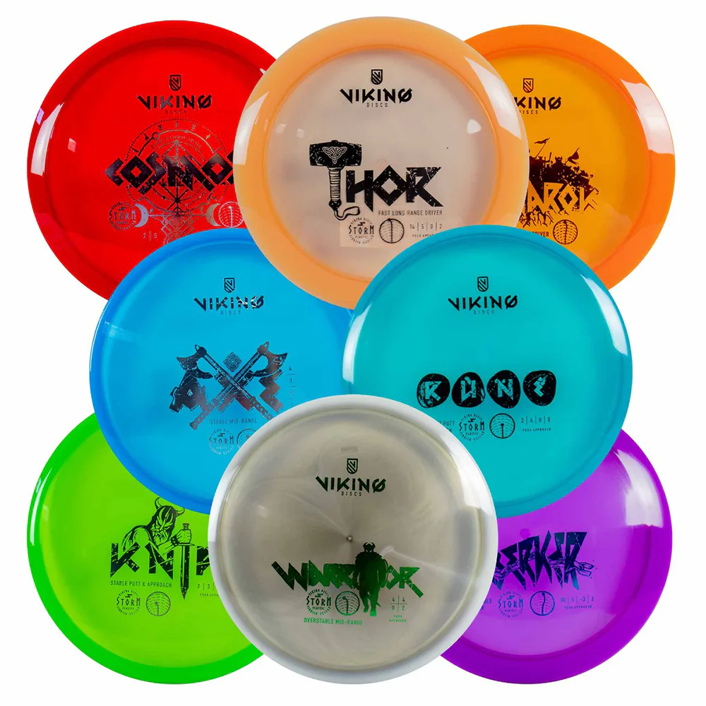 Frisbeegolf Viking Discs Storm Original 8-Disc Set