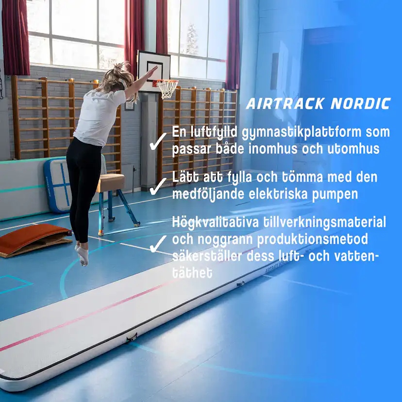 AirTrack Nordic Home Special Edition Luftvoltbana Rosa 700 cm